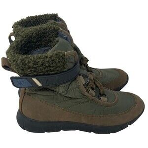 NEW OTBT Winter Boots Women's Size 7.5 Pioneer Cold Weather Green Brown